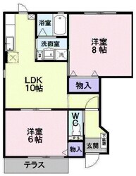 オランダ村Ｆの物件間取画像